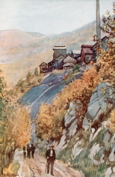 The Old Smelter, Nelson - Harold Copping